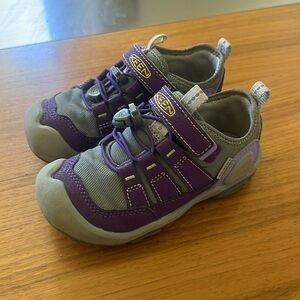 Keen Purple and Gray Sneakers with Durable Rubber Sole